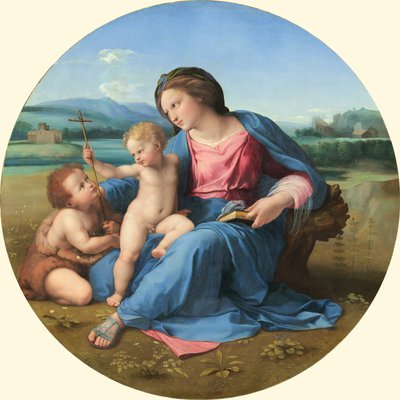 阿尔巴麦当娜，c。 1510 作者 Raffaello Sanzio Raphael